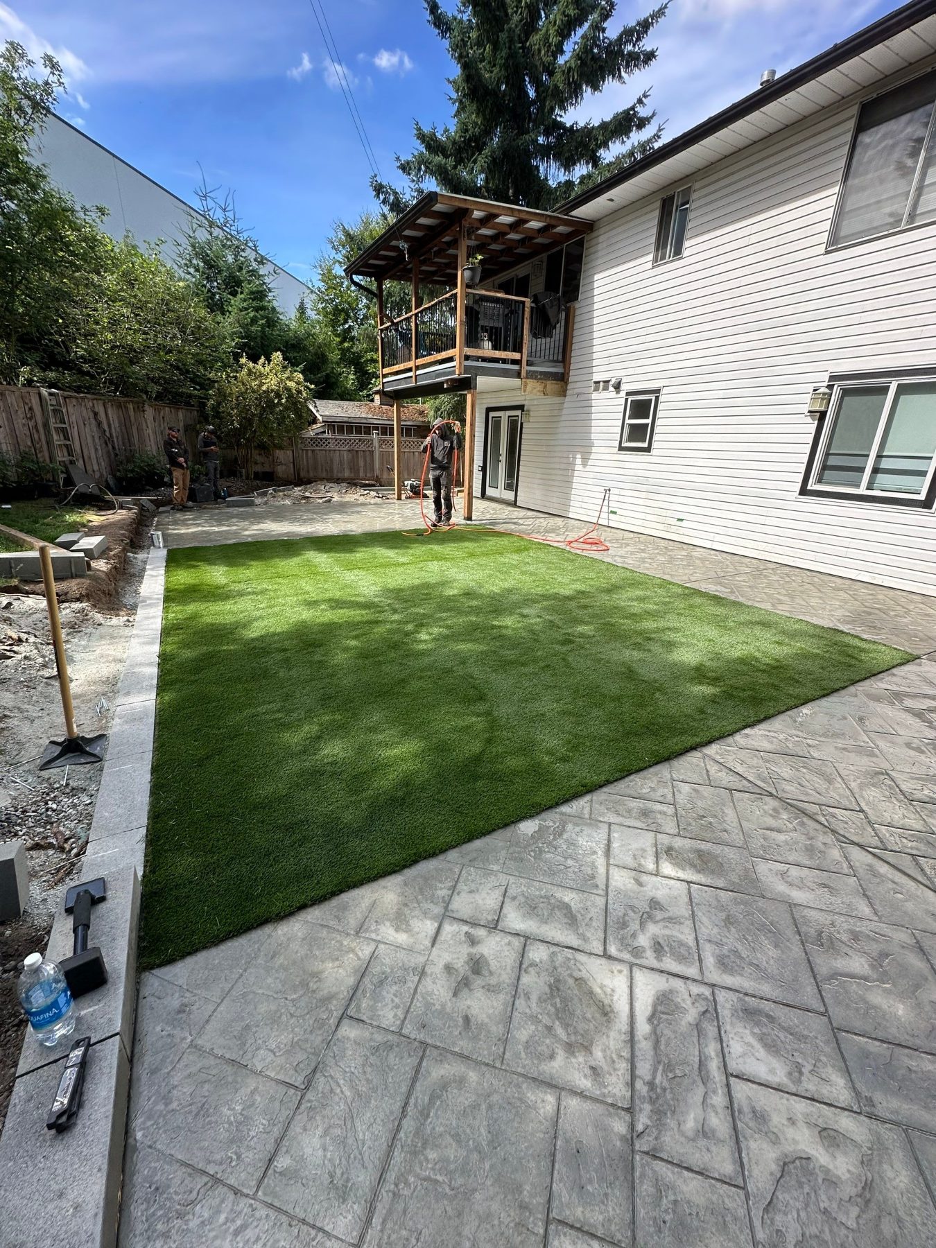 Residential concrete project photo for a Lower Mainland homeowner