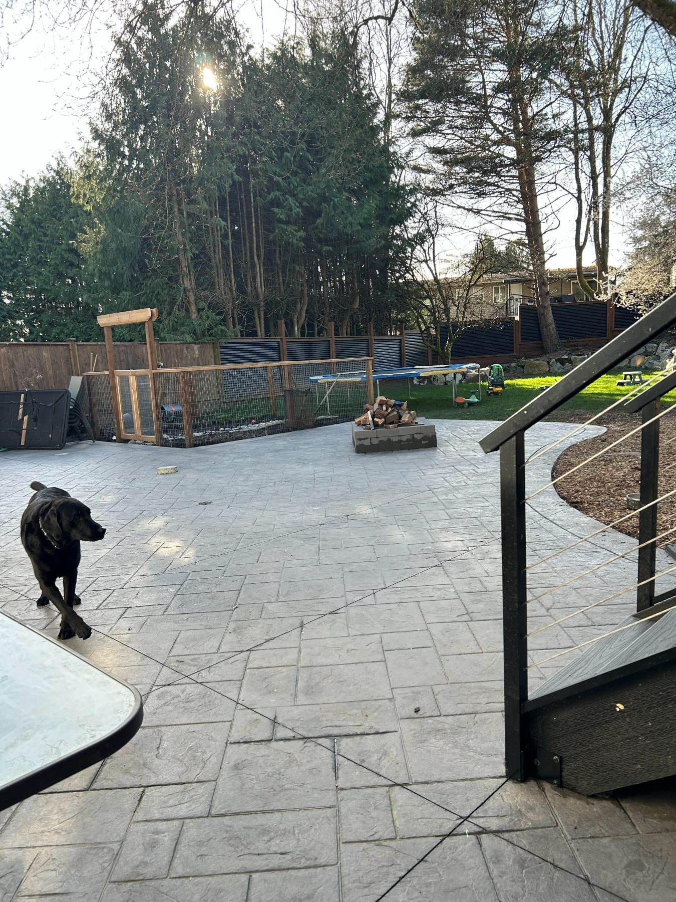 Real residential concrete project photo from a Lower Mainland job site