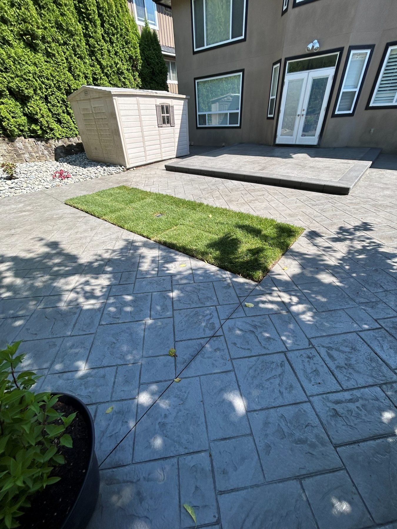 Real residential concrete project photo from a Lower Mainland job site