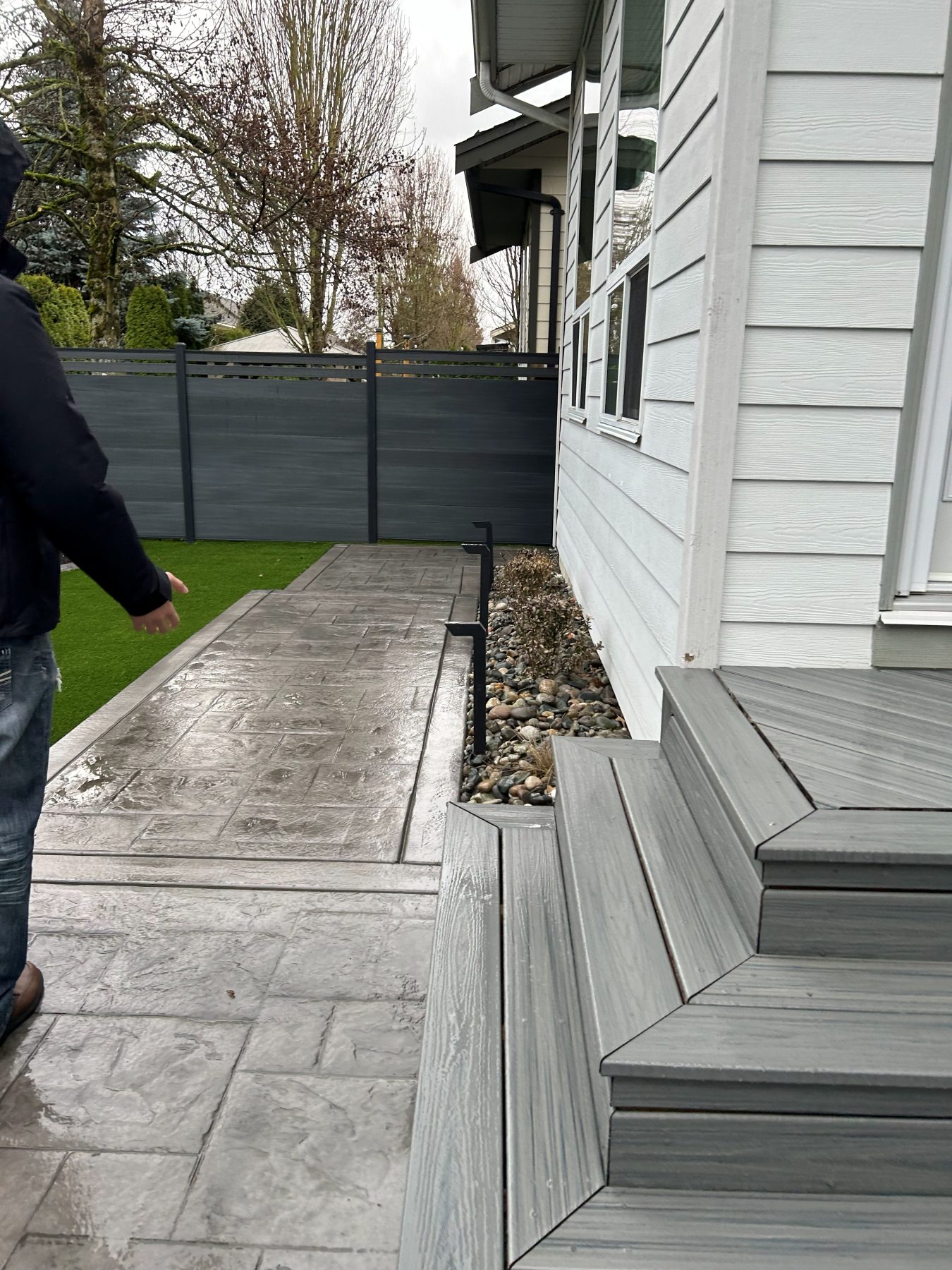 Real residential concrete project photo from a Lower Mainland job site